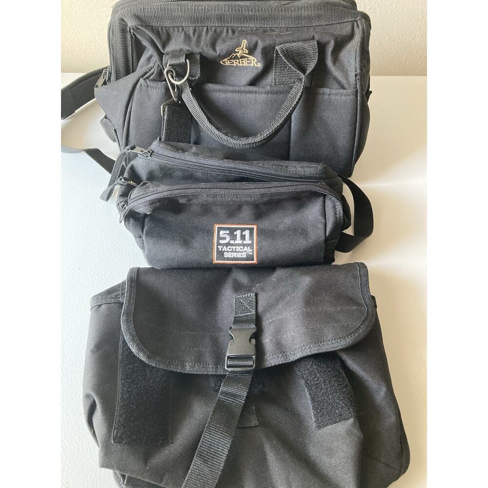 Three Tactical Bags, Gerber 512 Tactical